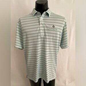johnnie-O Polo Men’s Large Short Sleeve W/ Blackstone Country Club Logo EUC